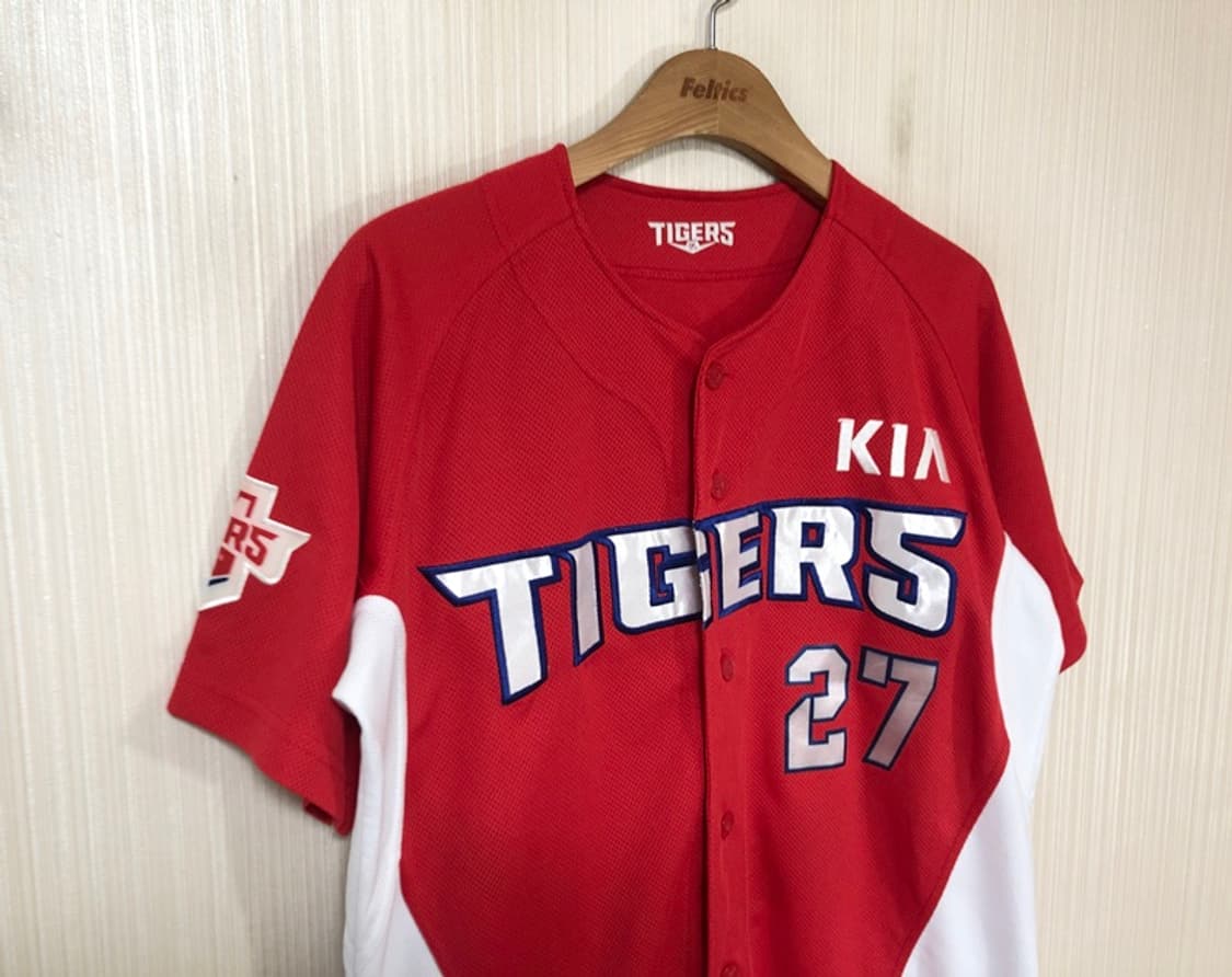 KBO 비젼코리아 기아타이거즈 원정유니폼/져지 95 #27 이명기 상품이미지5