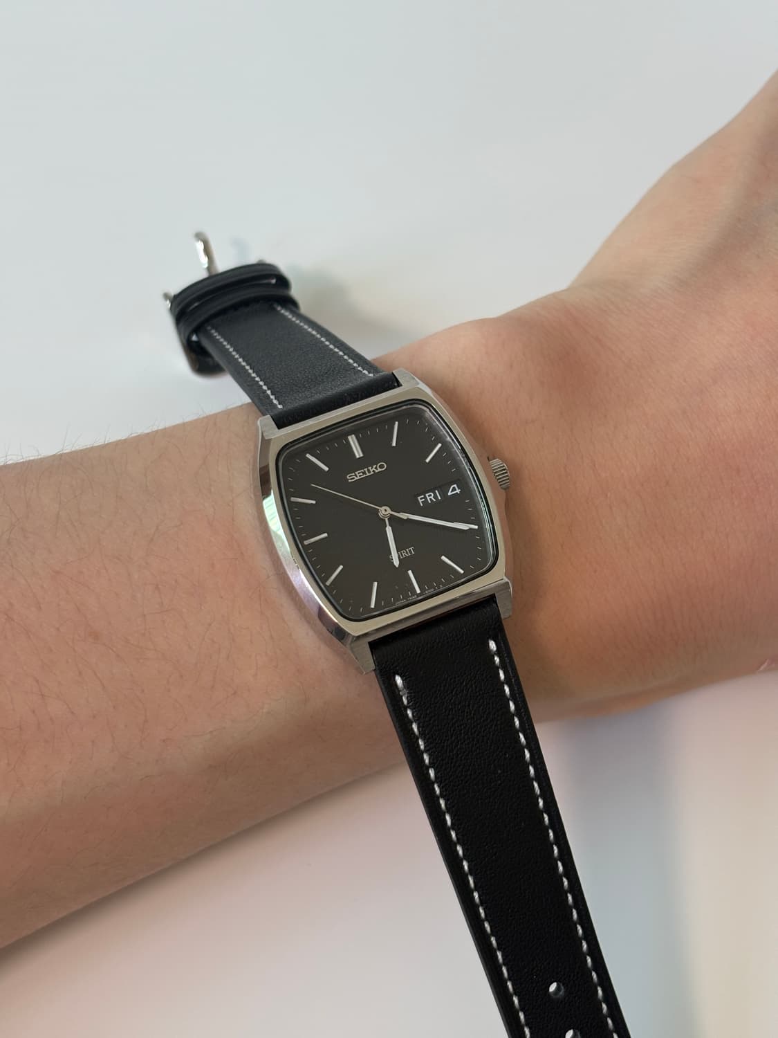 1990s Spirit Black Dial Square Quartz 상품이미지8