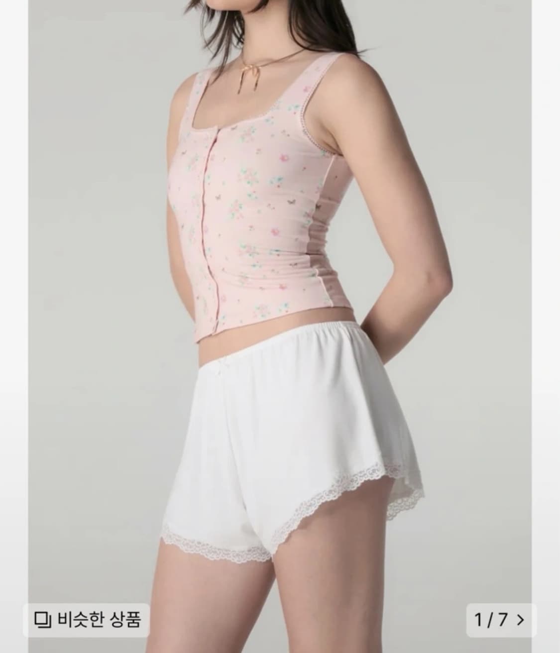 [S] 글로니 LACE BREEZE SHORTS (WHITE) 상품이미지1