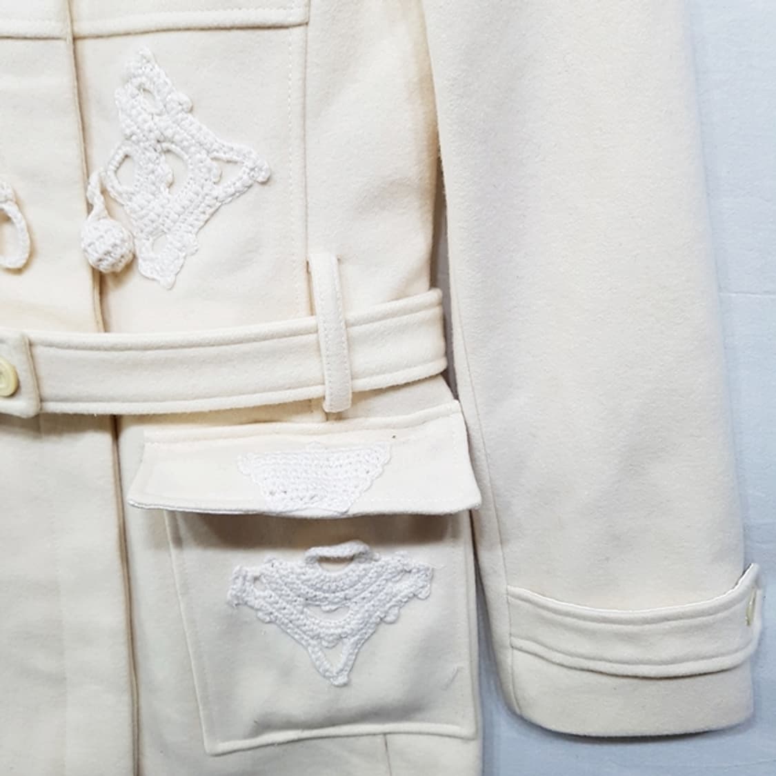 [새상품] PATRIZIA PEPE 하프코트 베이지 상품이미지3