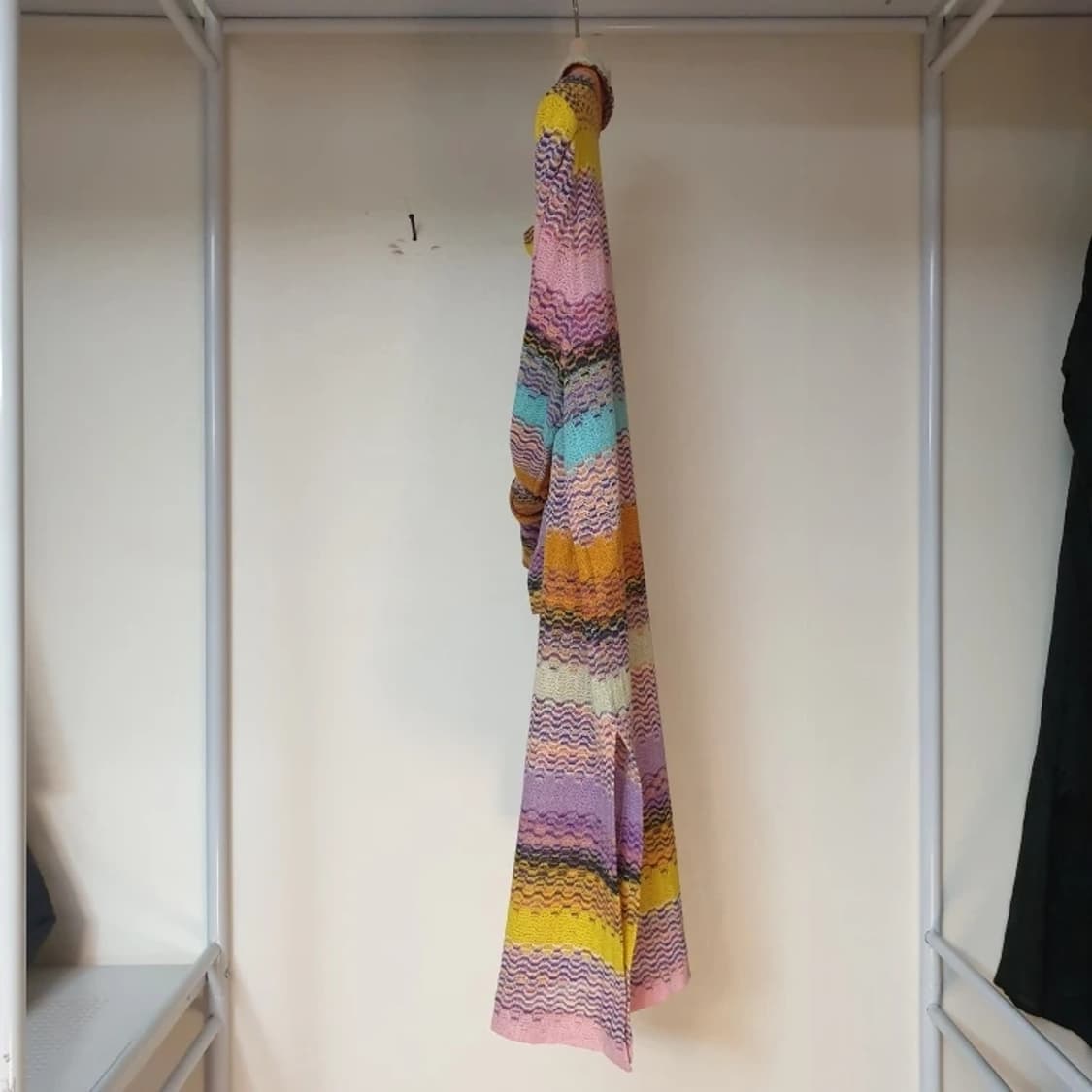 Missoni 미쏘니 메인라벨 파스텔 멀티컬러패턴 시어니트 폴로 스웨터 상품이미지2
