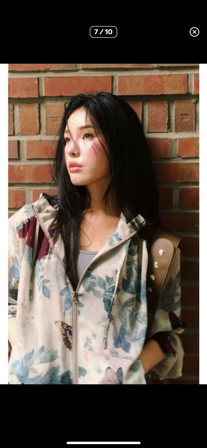 한땀한땀 호접도 쉬폰 점퍼 상품이미지2