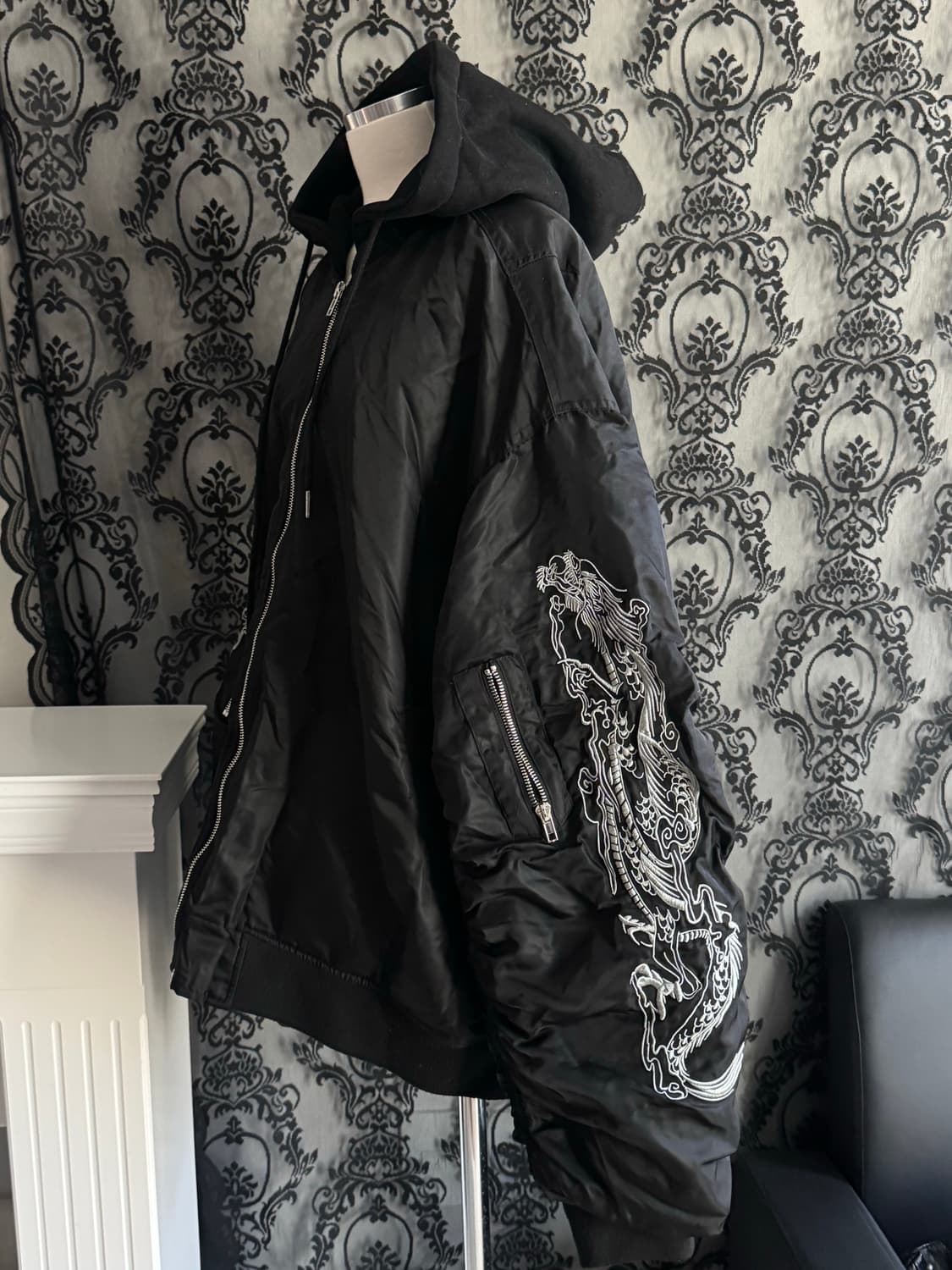 tm3 은룡자수 곤룡포 항공점퍼 스카잔 XL 상품이미지3