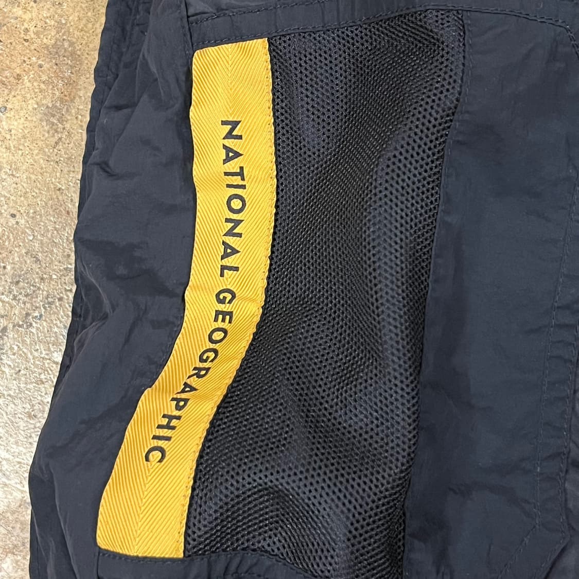 [정품/L] 내셔널지오그래픽 블랙 바람막이 자켓 b18 상품이미지8