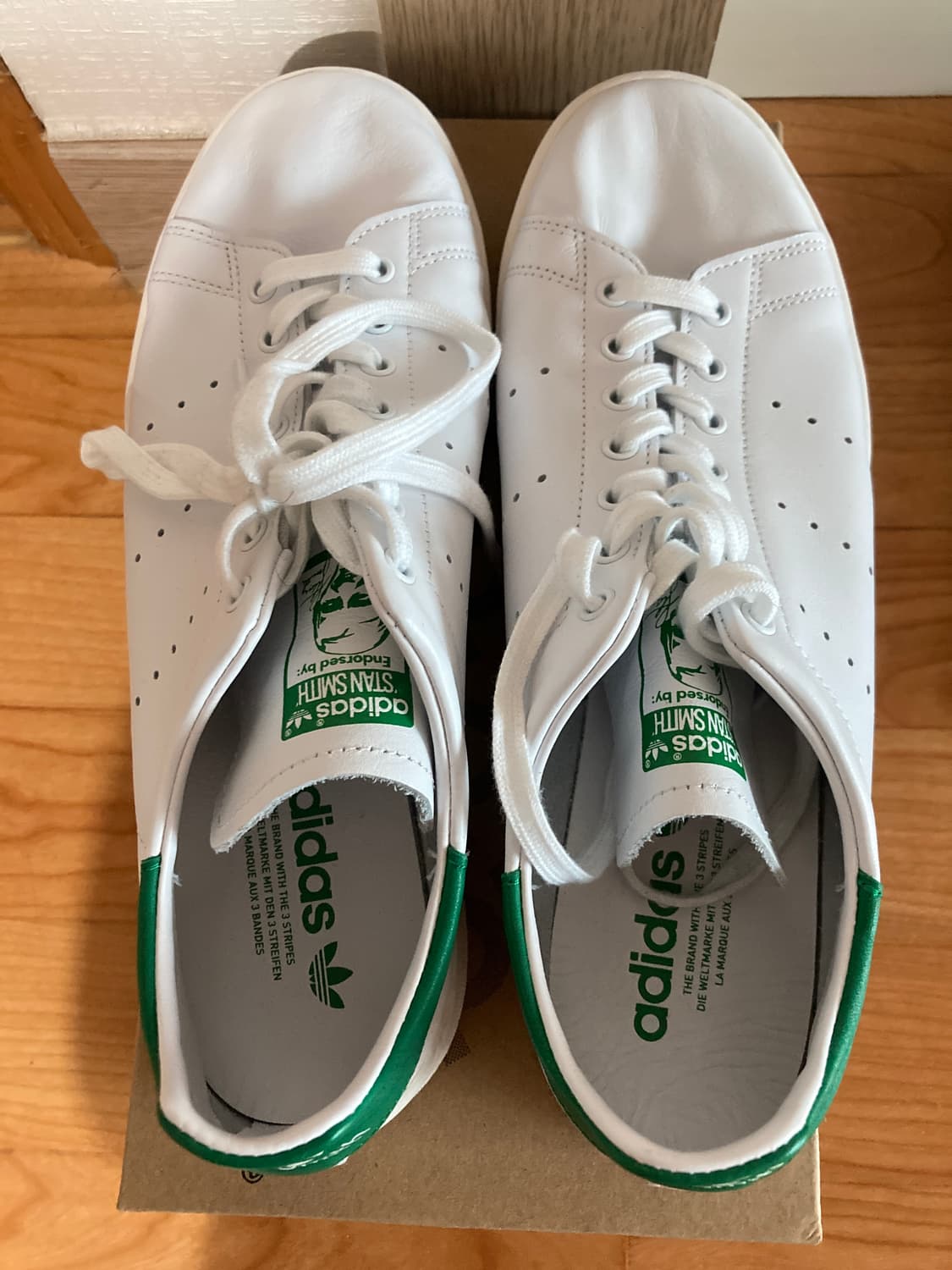 (280) 아디다스 스탠 스미스 데콘 클라우드 화이트 그린 상품이미지7