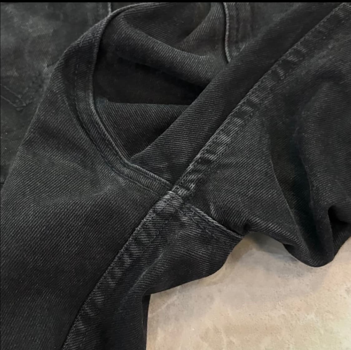 [36/32] 90s USA 리바이스 505 오렌지 탭 블랙 흑청 상품이미지8