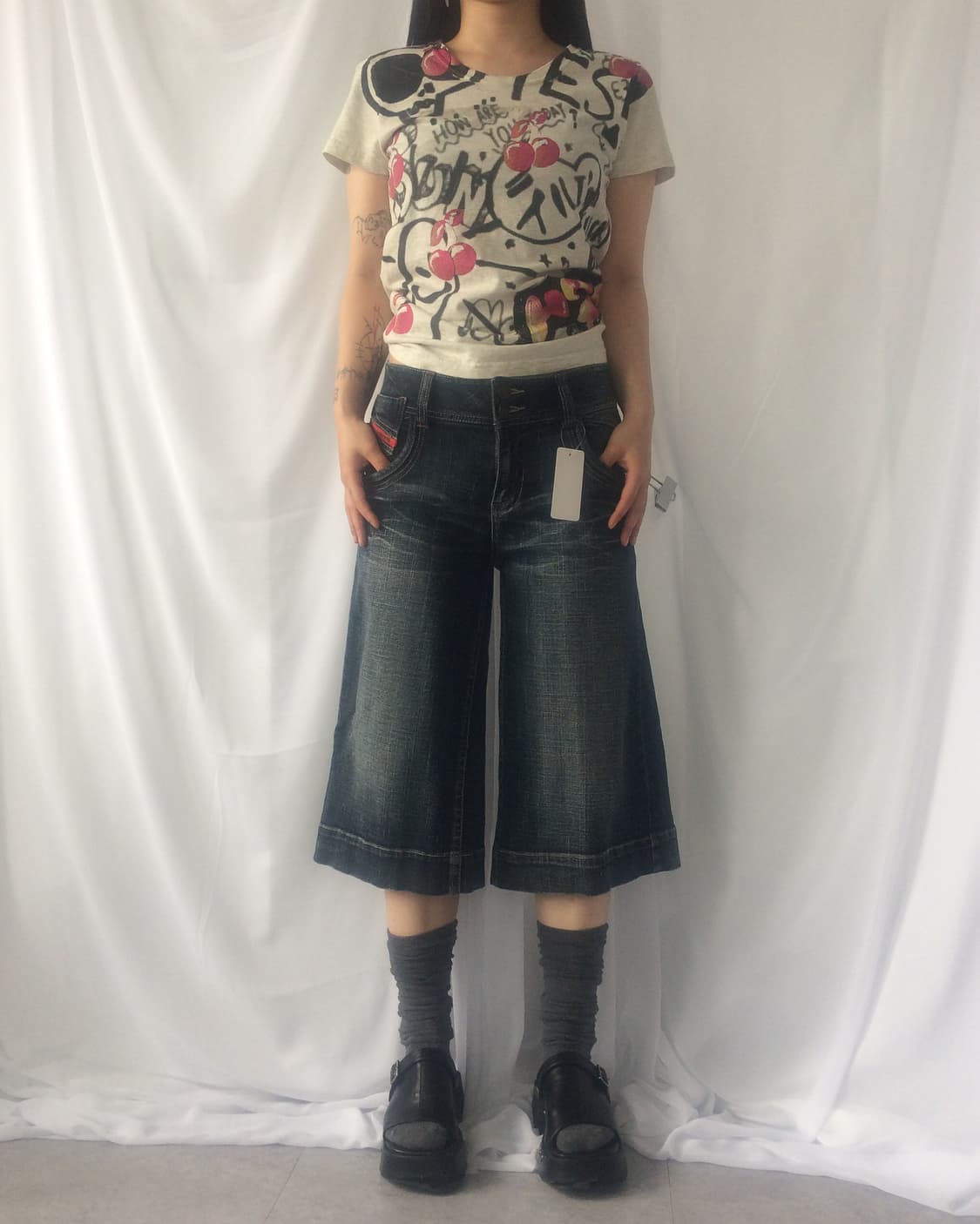 Kitsch printing t shirt 상품이미지1