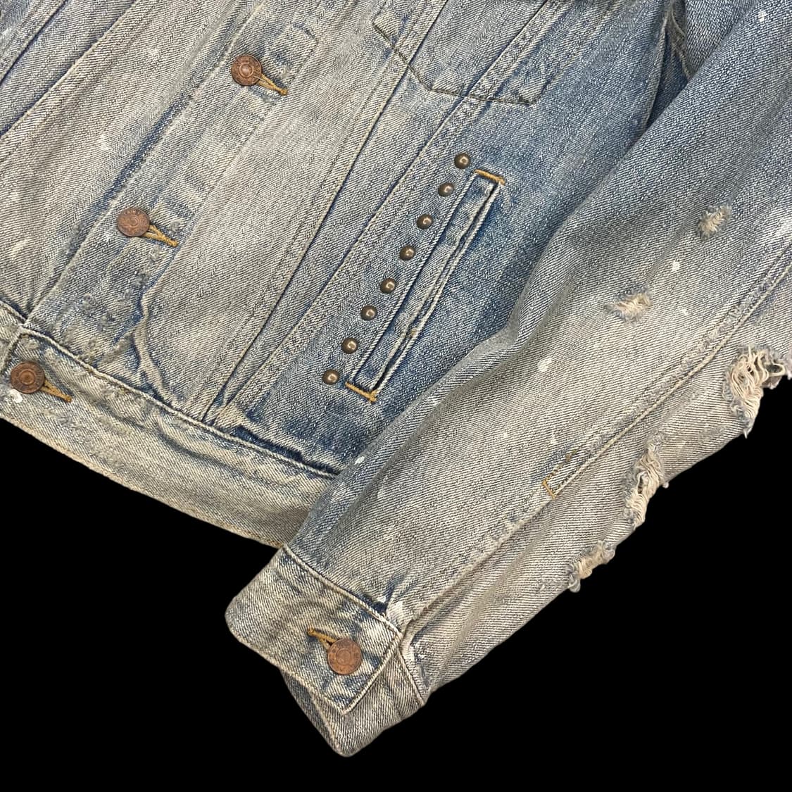 폴로랄프로렌 데님앤서플라이 성조기 징 디테일 트러커 자 상품이미지5