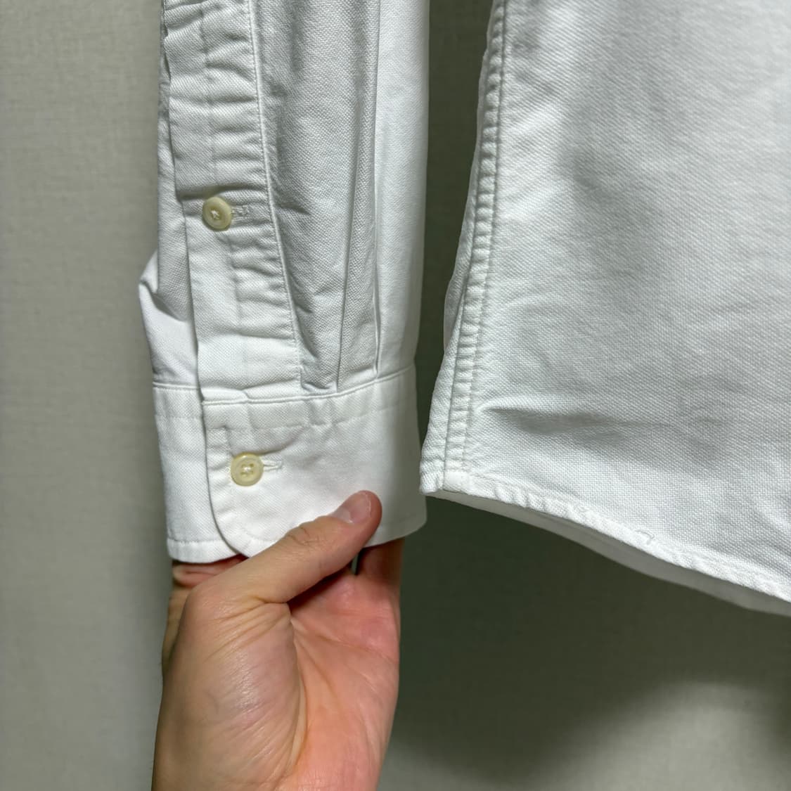 폴로 랄프로렌 커스텀핏 옥스포드 셔츠 / 화이트, L 상품이미지6