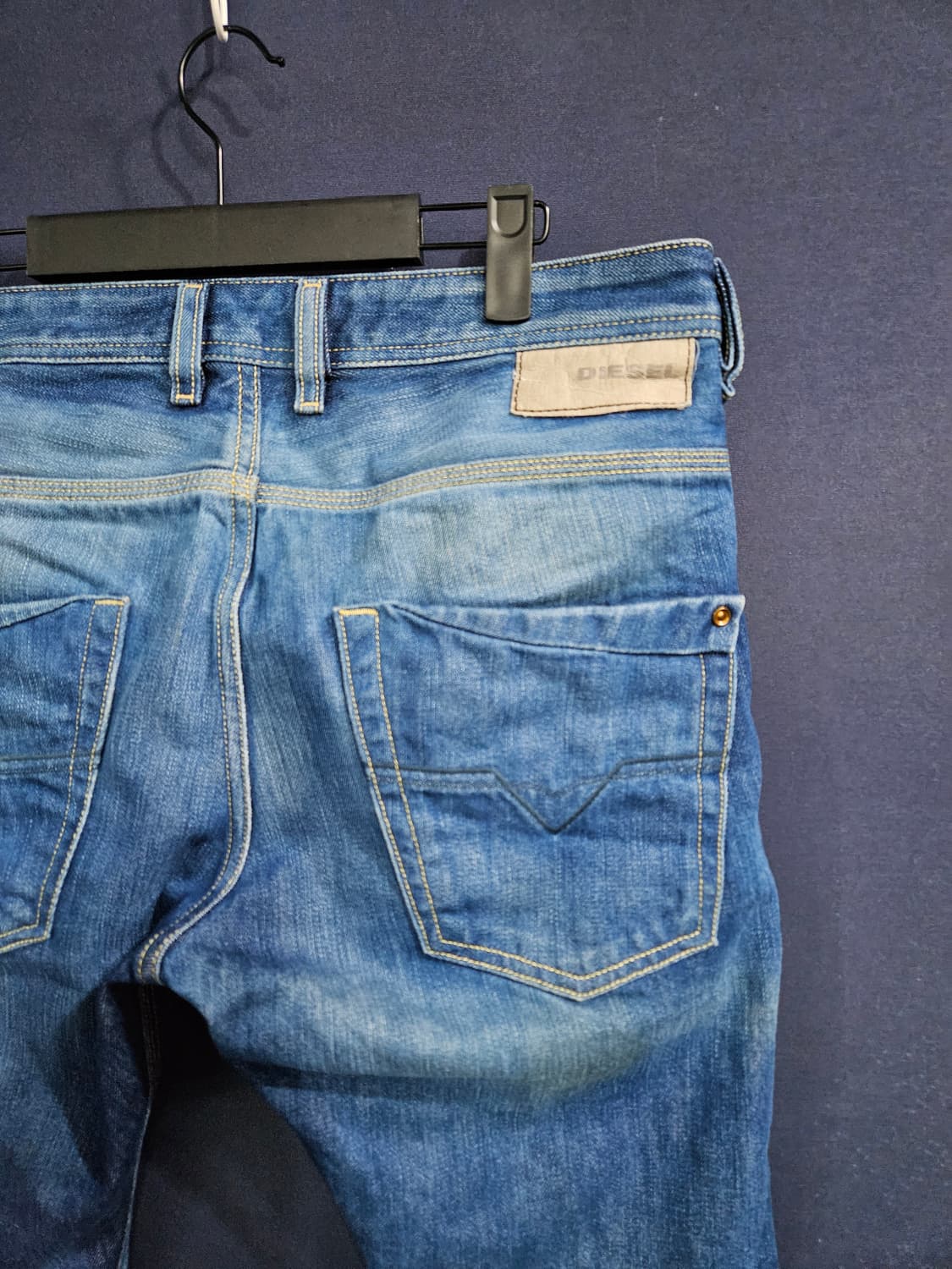 디젤 블루 남성 슬림핏 허리 32 데님팬츠  상품이미지8
