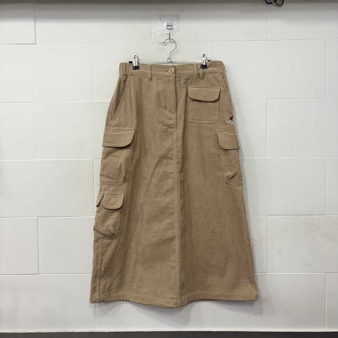 캉골 코듀로이 카고 스커트 상품이미지1