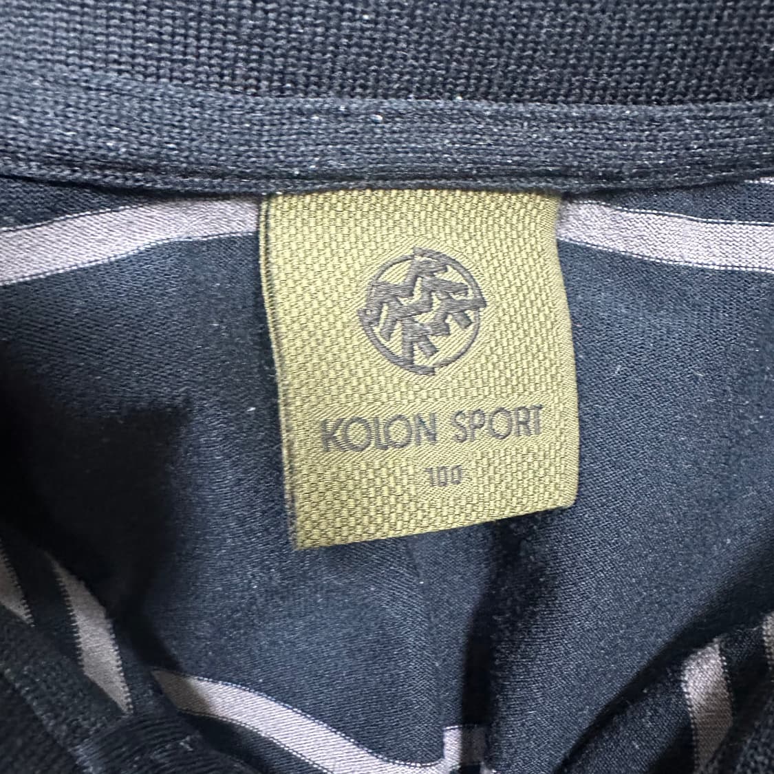 ✨ (만원 빈티지) 코오롱 스포츠 블록 카라 롱슬리브  상품이미지3