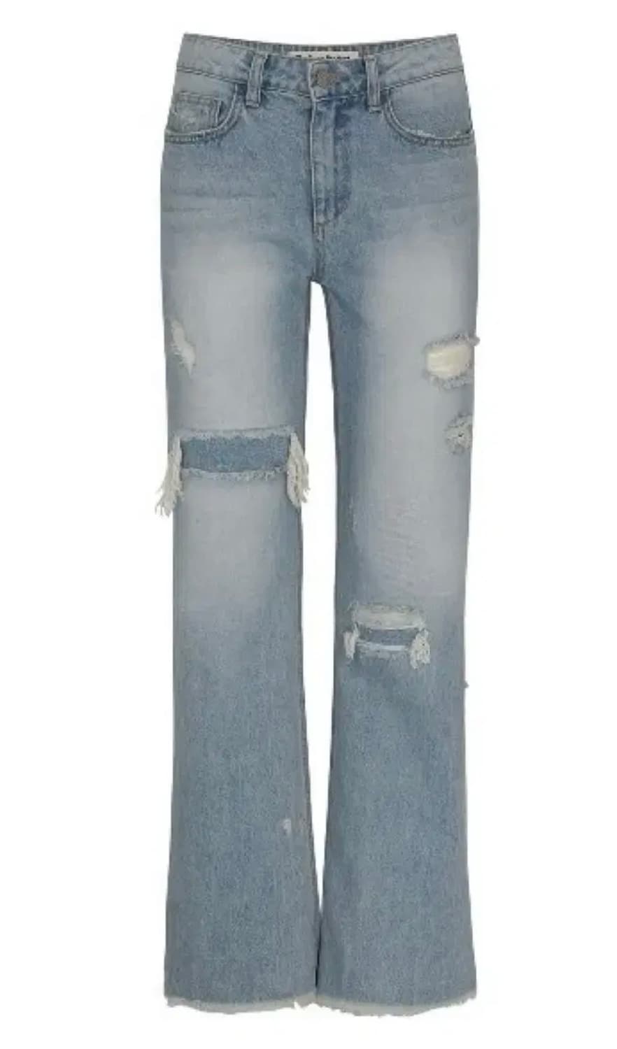 더오픈프로덕트 RIPPED BOOTS CUT JEANS, BLUE 1 상품이미지1