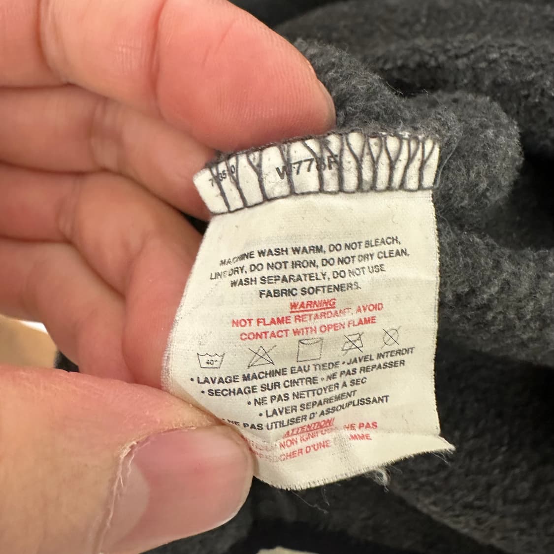 90‘s 파타고니아 신칠라 스냅티 ’차콜/블랙‘ 상품이미지9