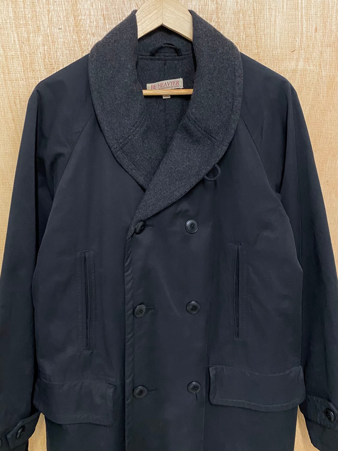 HEHEAVYER shawl collar coat 비헤비어 숄카라 코트 상품이미지3