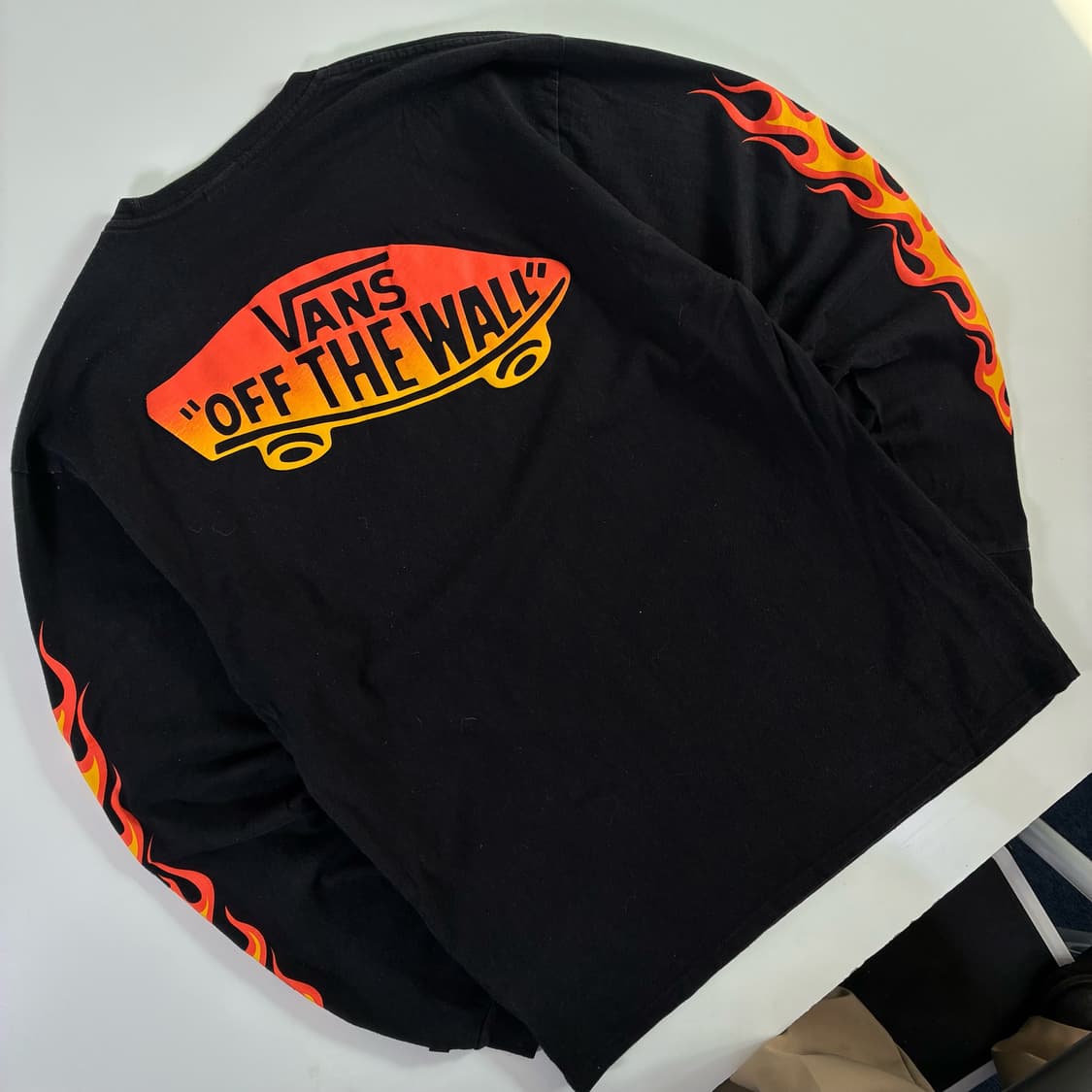 WTAPS x Vans  반스 x 더블탭스 플레어 블랙 롱슬리브 상품이미지1