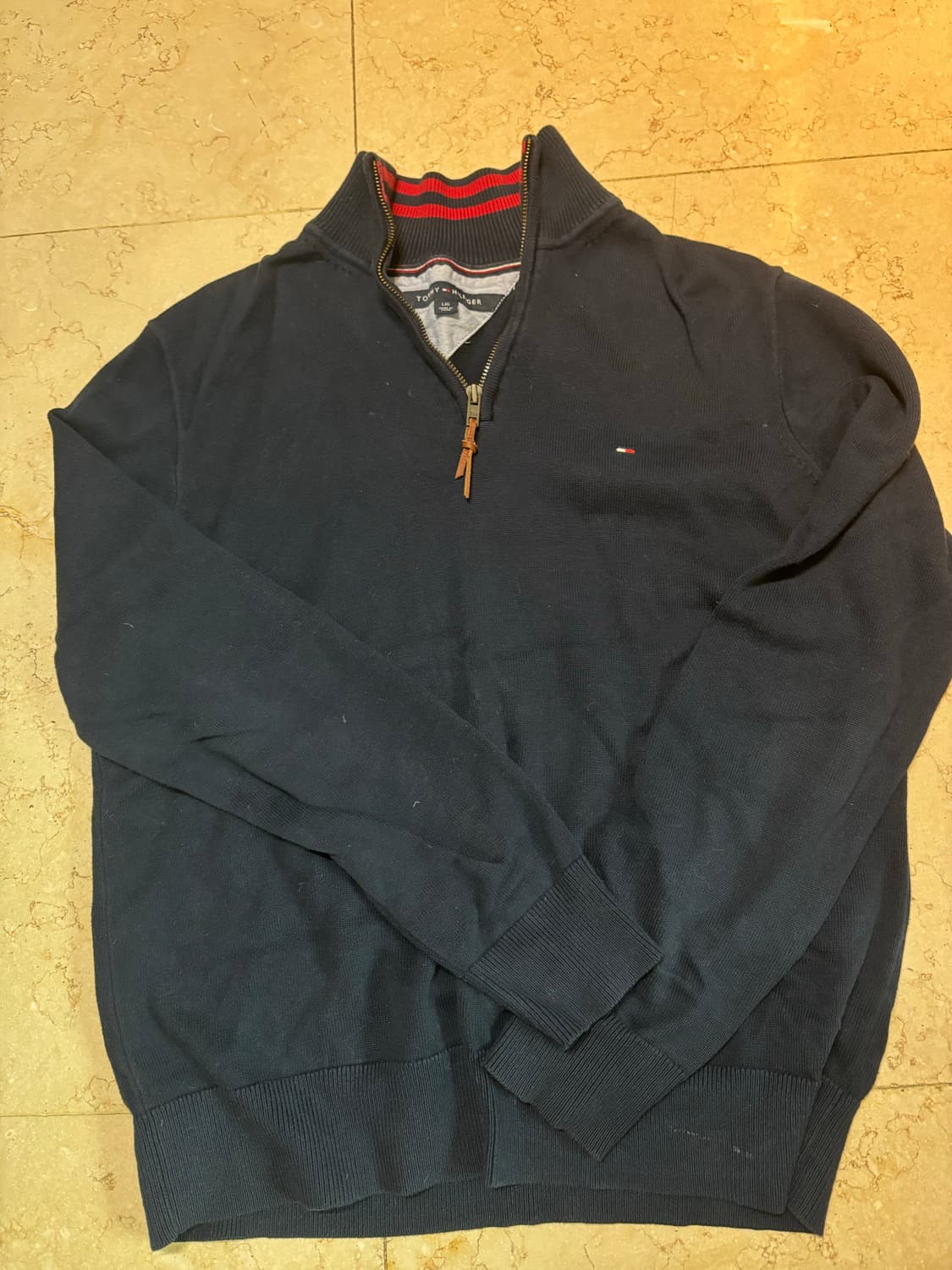 🖤 TOMMY HILFIGER 하프집업 니트 🖤 상품이미지1