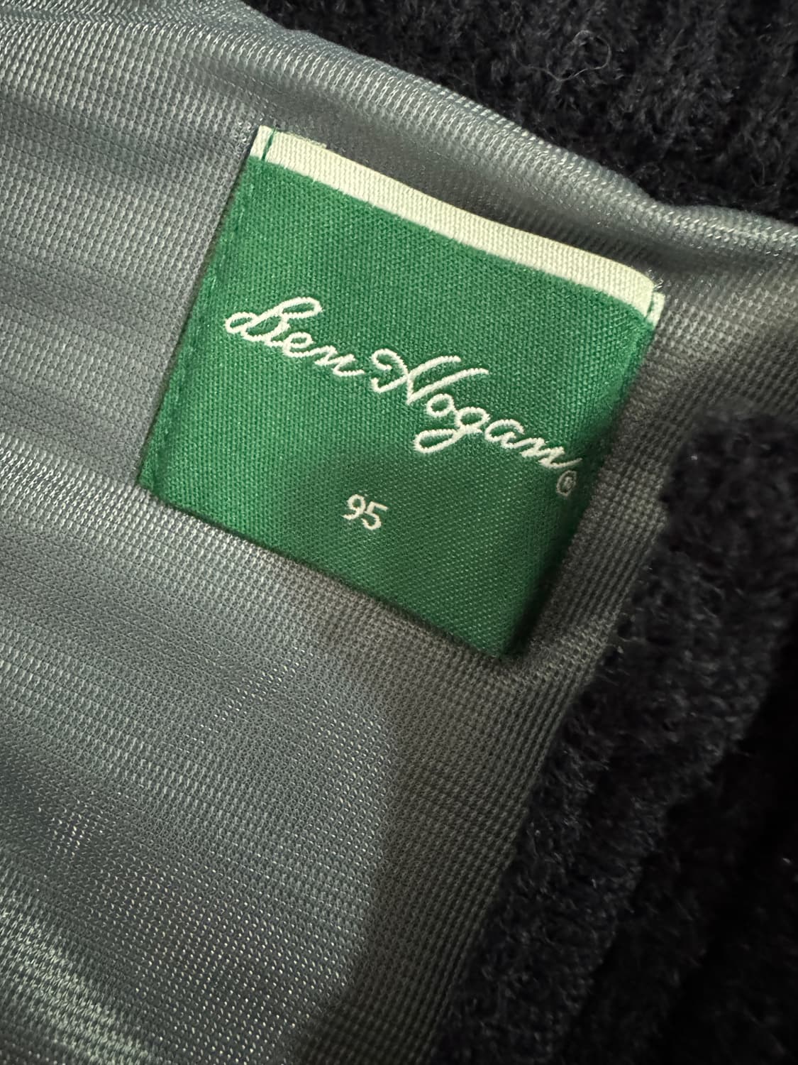 Ben Hogan 벤호건 방풍 울 니트 집업 네이비 상품이미지3