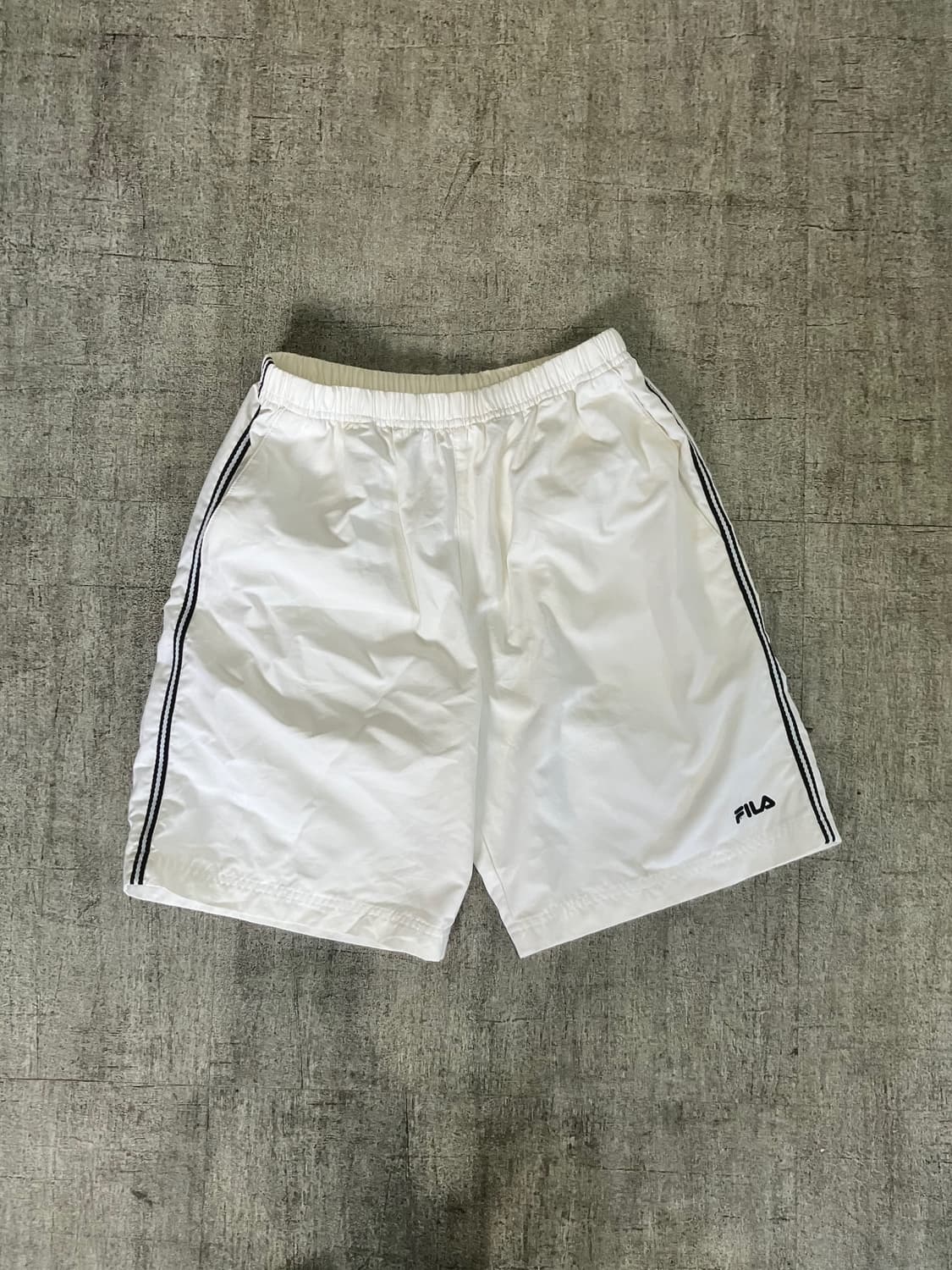 일본빈티지 Fila 휠라 올드스쿨스트릿 사이드라인 하프팬츠 반바지 상품이미지1