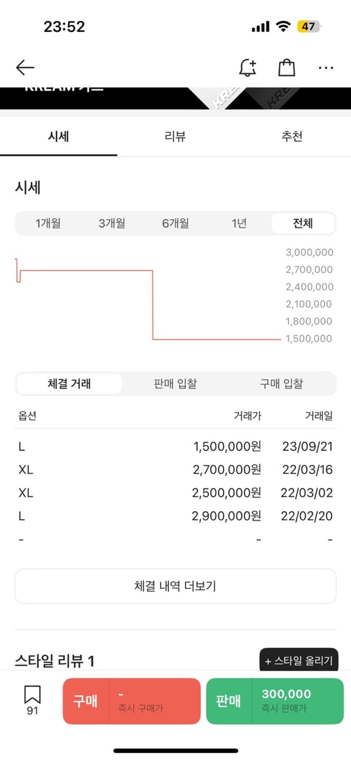 겐조 Boke Flower 코치 자켓 미드나잇 블루 색상 L사이즈 상품이미지8