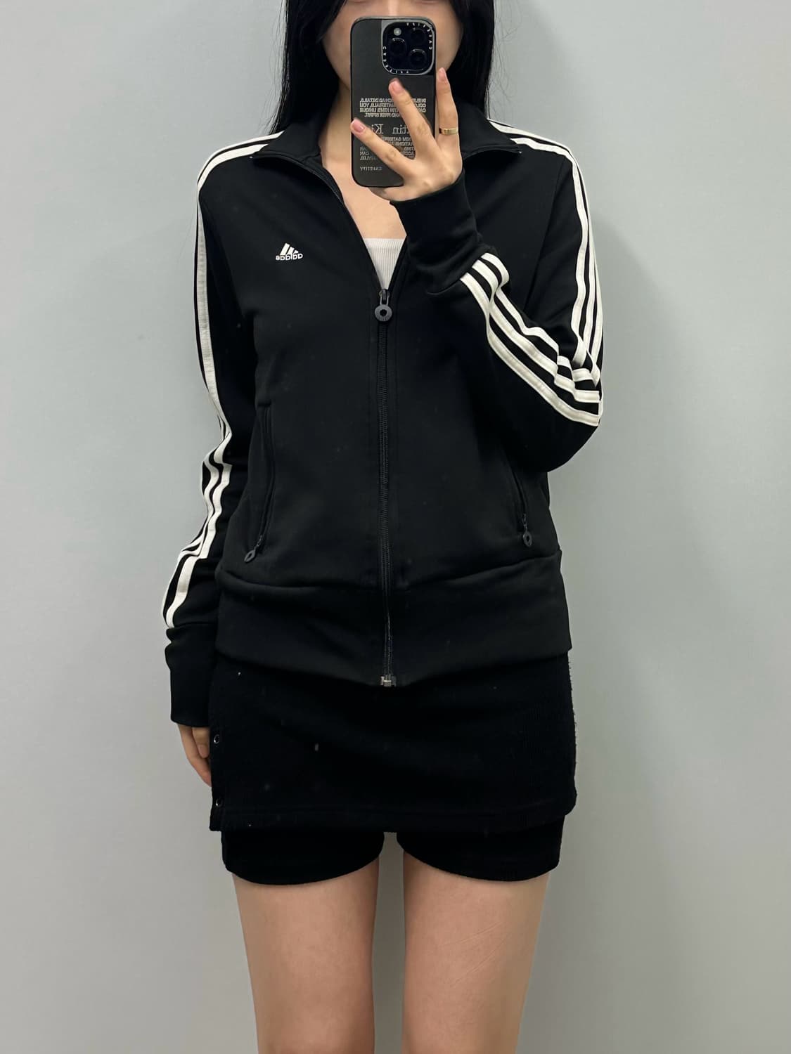 아디다스 블랙 사이드라인 트랙 져지 상품이미지1