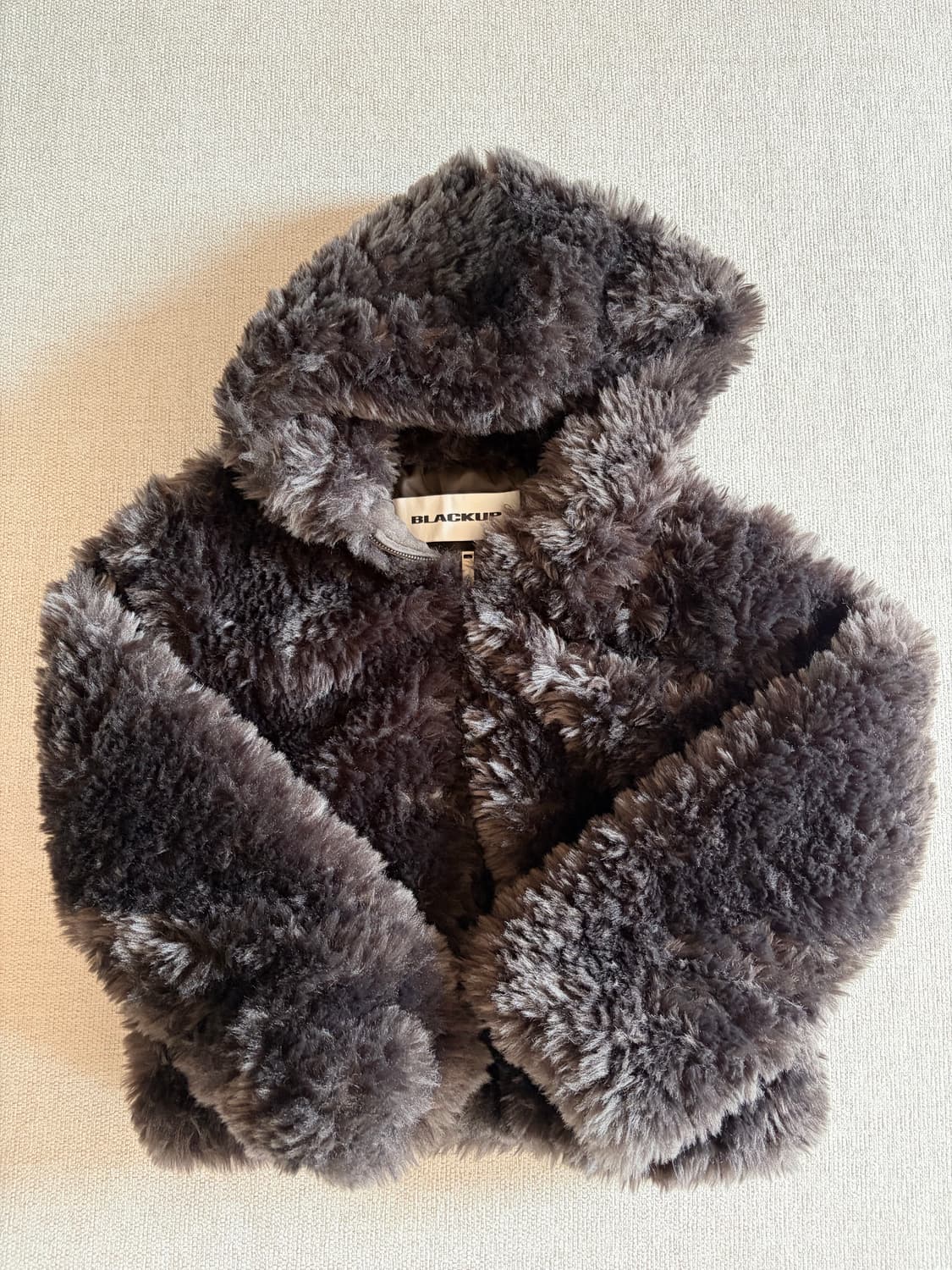 블랙업 모니첼 후드 퍼자켓 상품이미지6