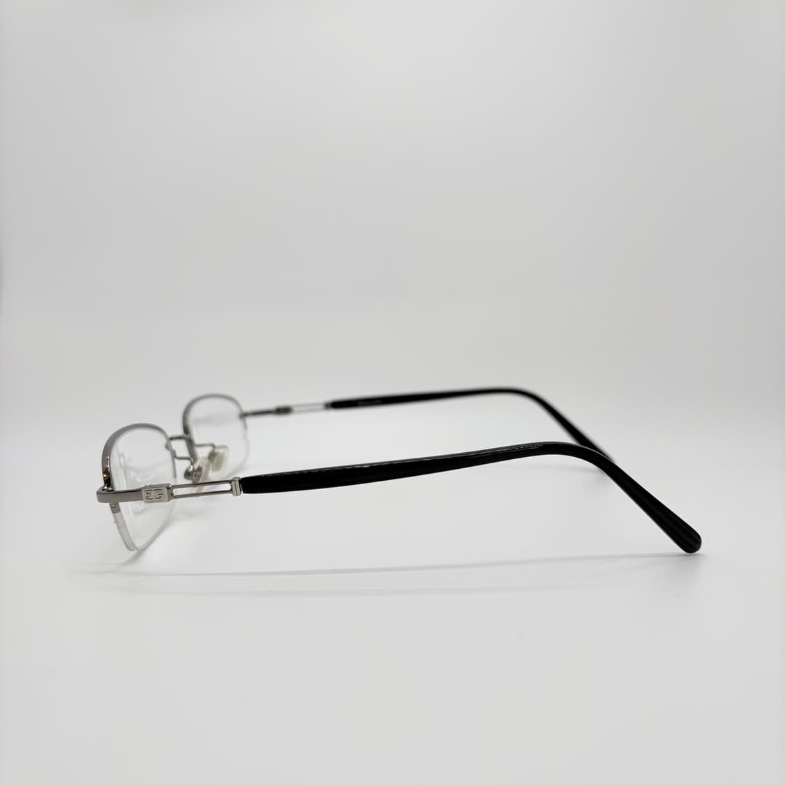 GALLAN 겔랑 실버 사각 반무테 상품이미지4