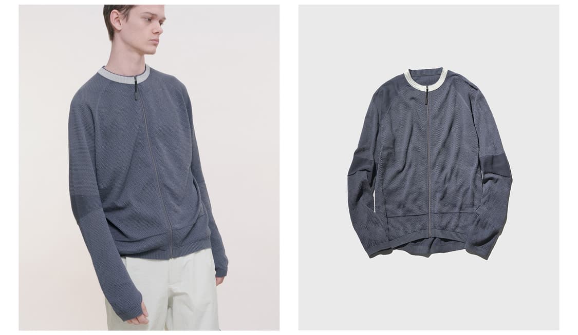 골드윈0 사이클링 니트 집업 상품이미지7