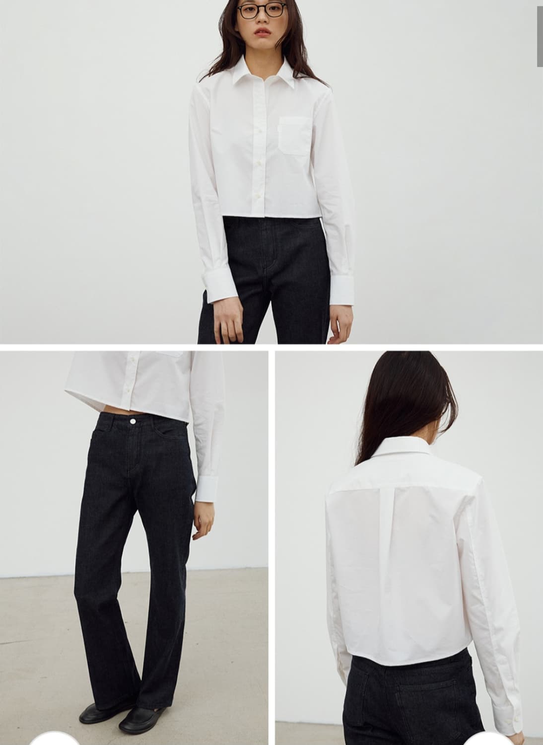 포터리 우먼 세미 부츠컷 데님 0 상품이미지2