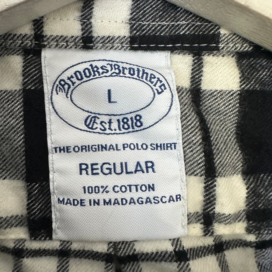 [L] 브룩스브라더스 체크 셔츠 상품이미지2
