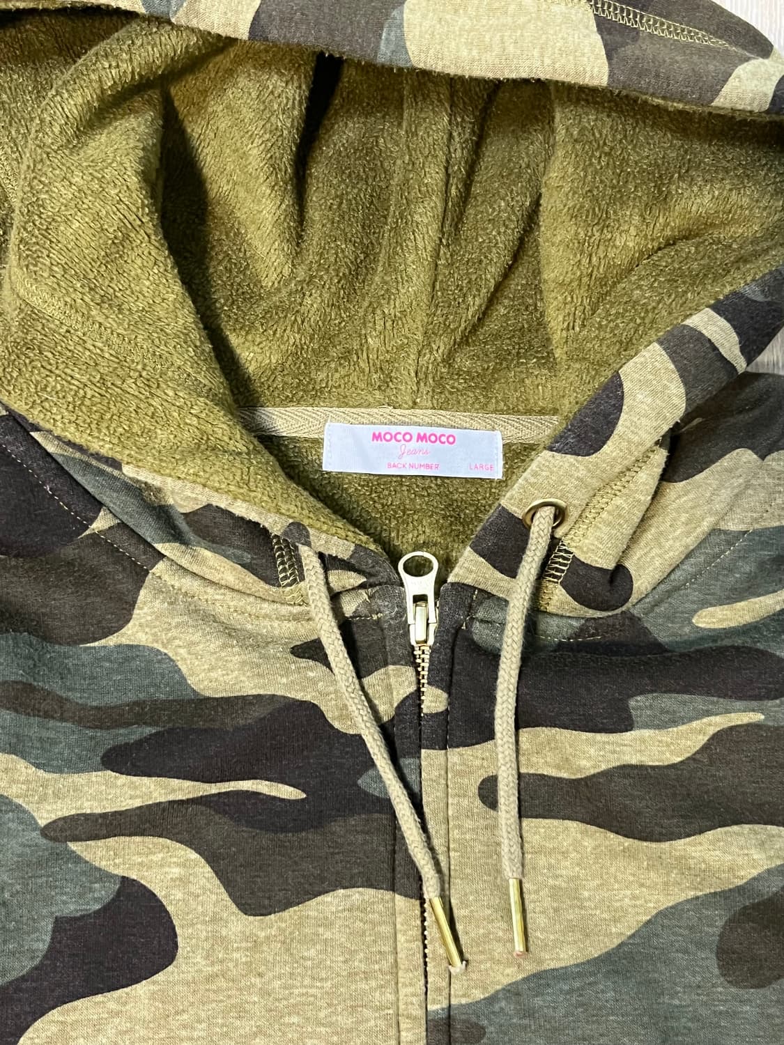 Mocomoco 카모 후드집업 상품이미지5