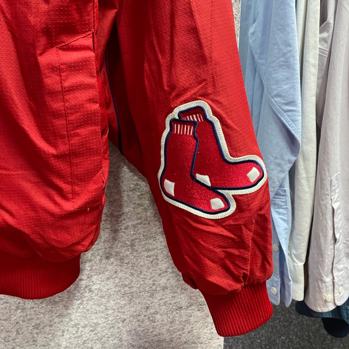 마제스틱 보스턴 레드삭스 MLB어센틱 스타디움 바시티자켓 A7 상품이미지3