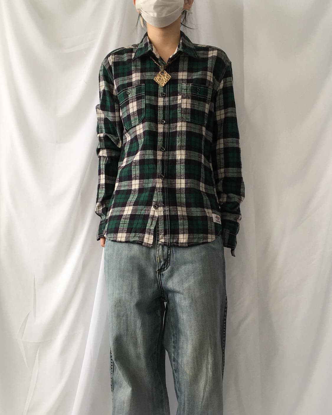 Dickies check pattern shirt 상품이미지5