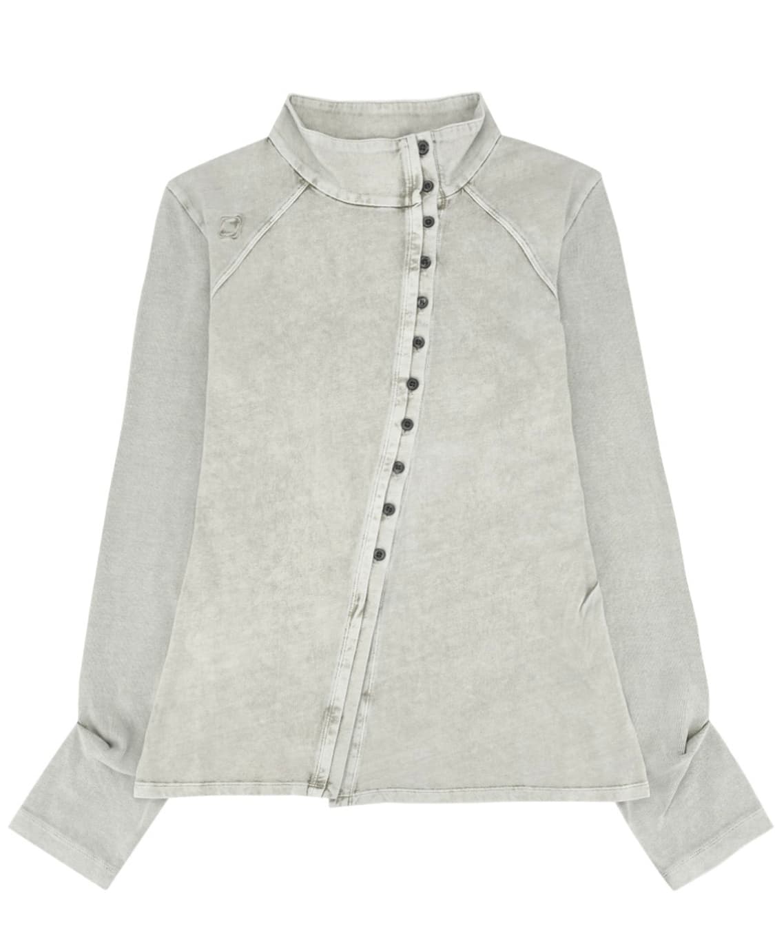 미스치프 워시드 저지 셔츠 라이트 베이지 M 상품이미지1