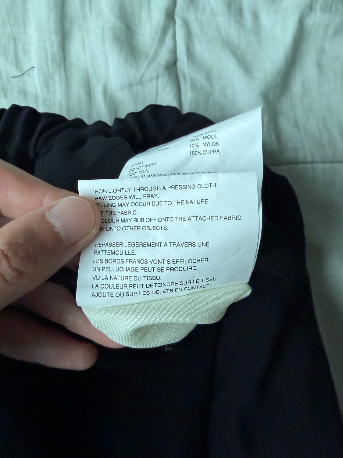 꼼데가르송 블랙 벌룬 팬츠 L 상품이미지8