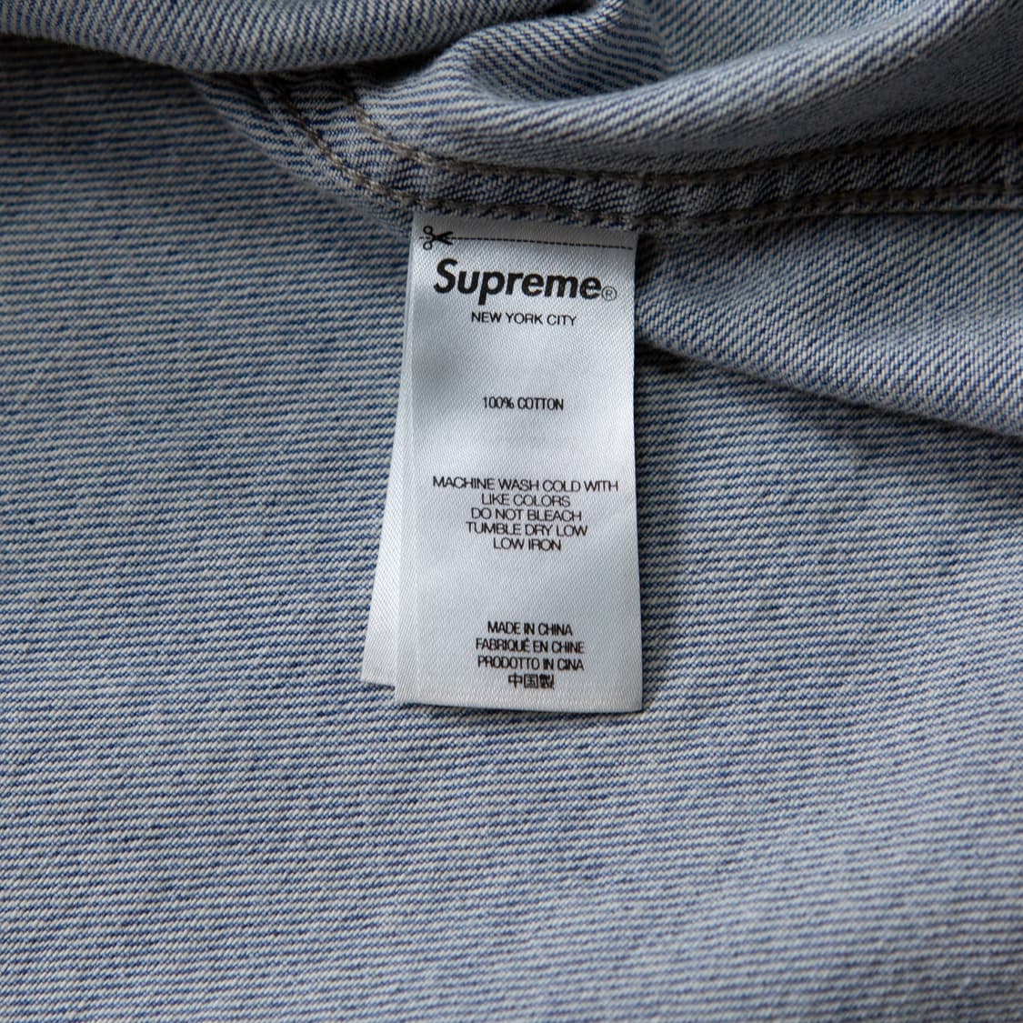 슈프림 루즈핏 데님 페인터 워크 셔츠 상품이미지7