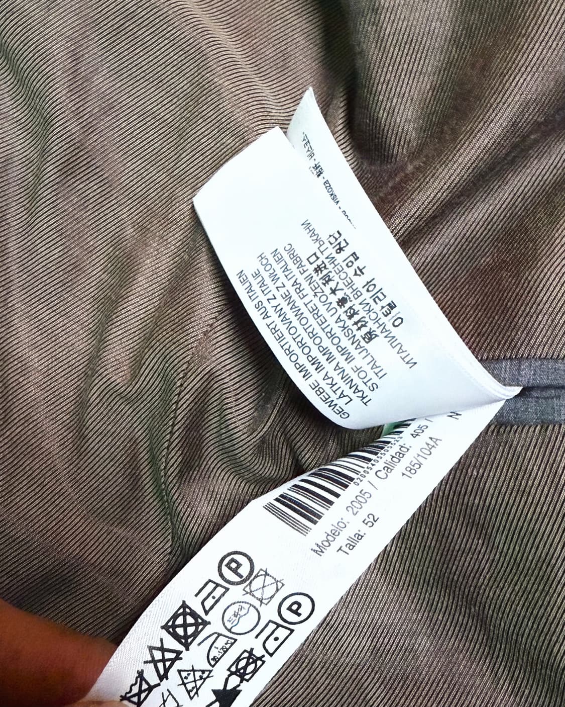 마시모두띠 코듀로이 블레이저 자켓 42 상품이미지4