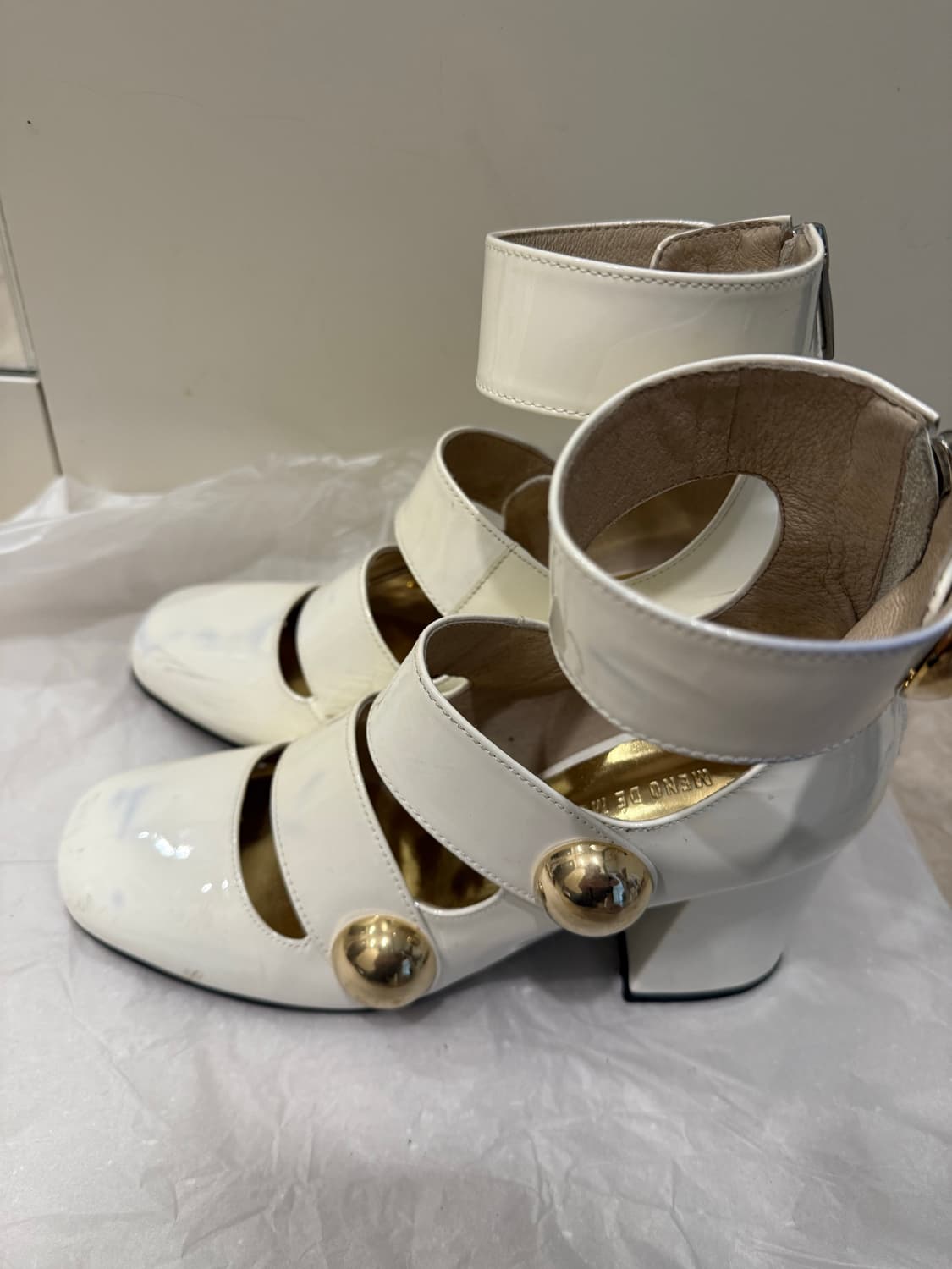 meno de mosso 메노드모쏘 화이트 메리제인힐 상품이미지5