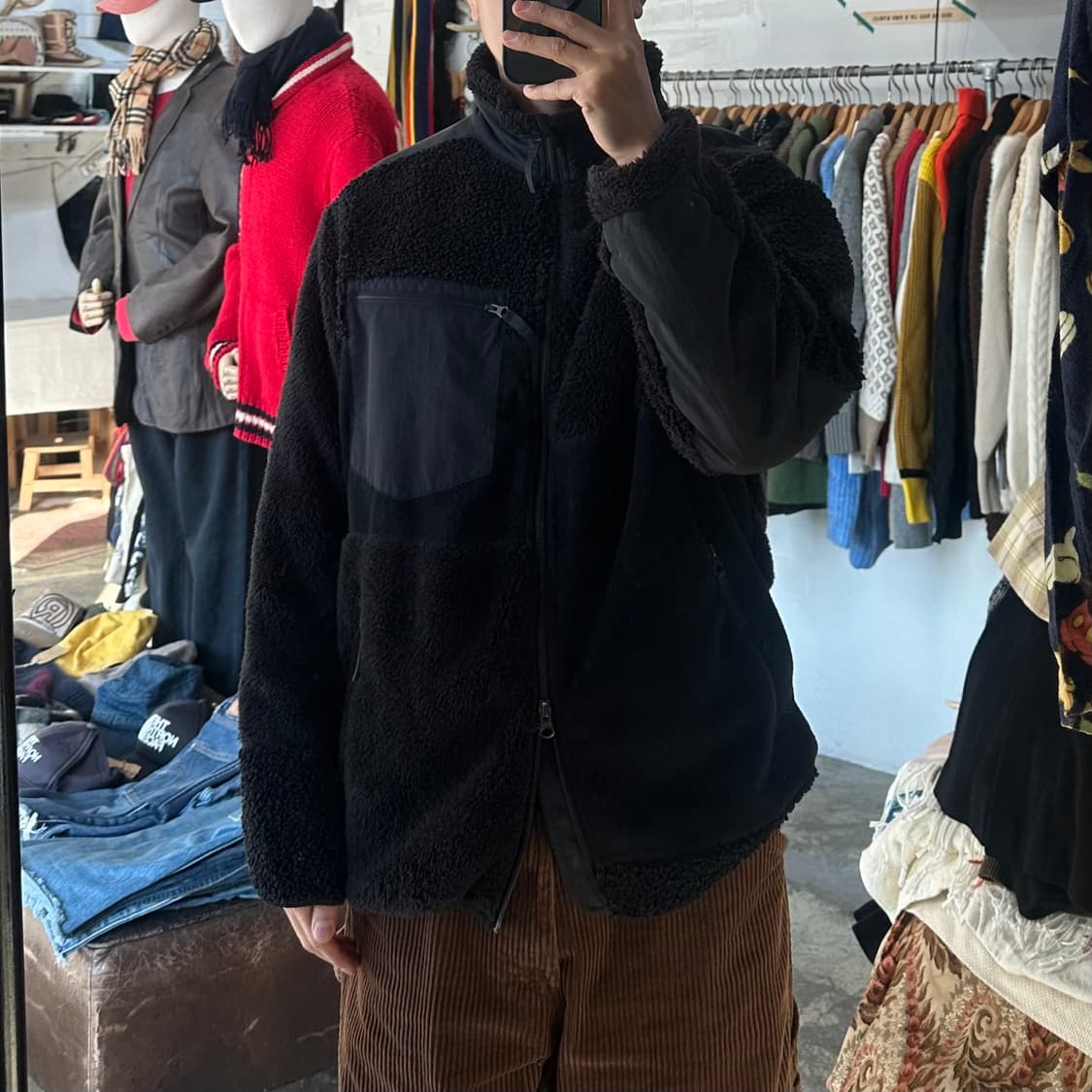 (착용컷) 유니클로 x 엔지니어드 가먼츠 플리스 자켓 (남성용 103) 상품이미지3