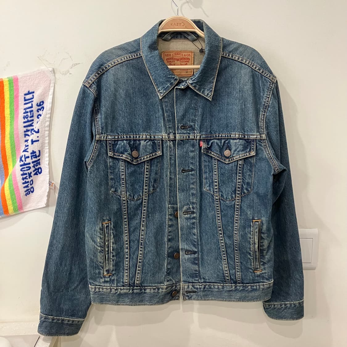 35 리바이스 데님 청자켓 빈티지 상품이미지1