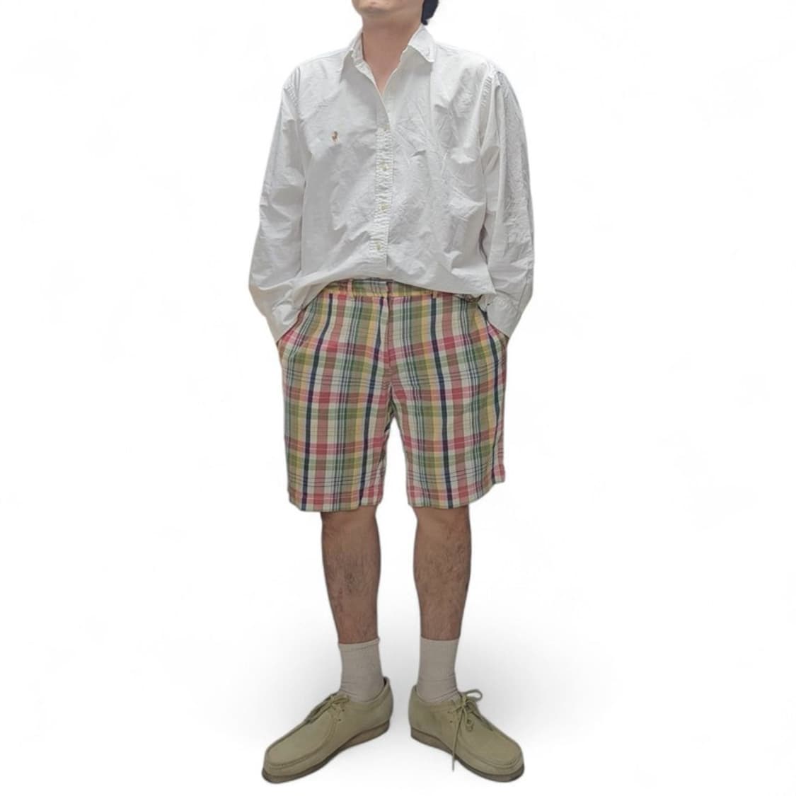 폴로 랄프로렌 체크 쇼츠 반바지 33 M0254 상품이미지2