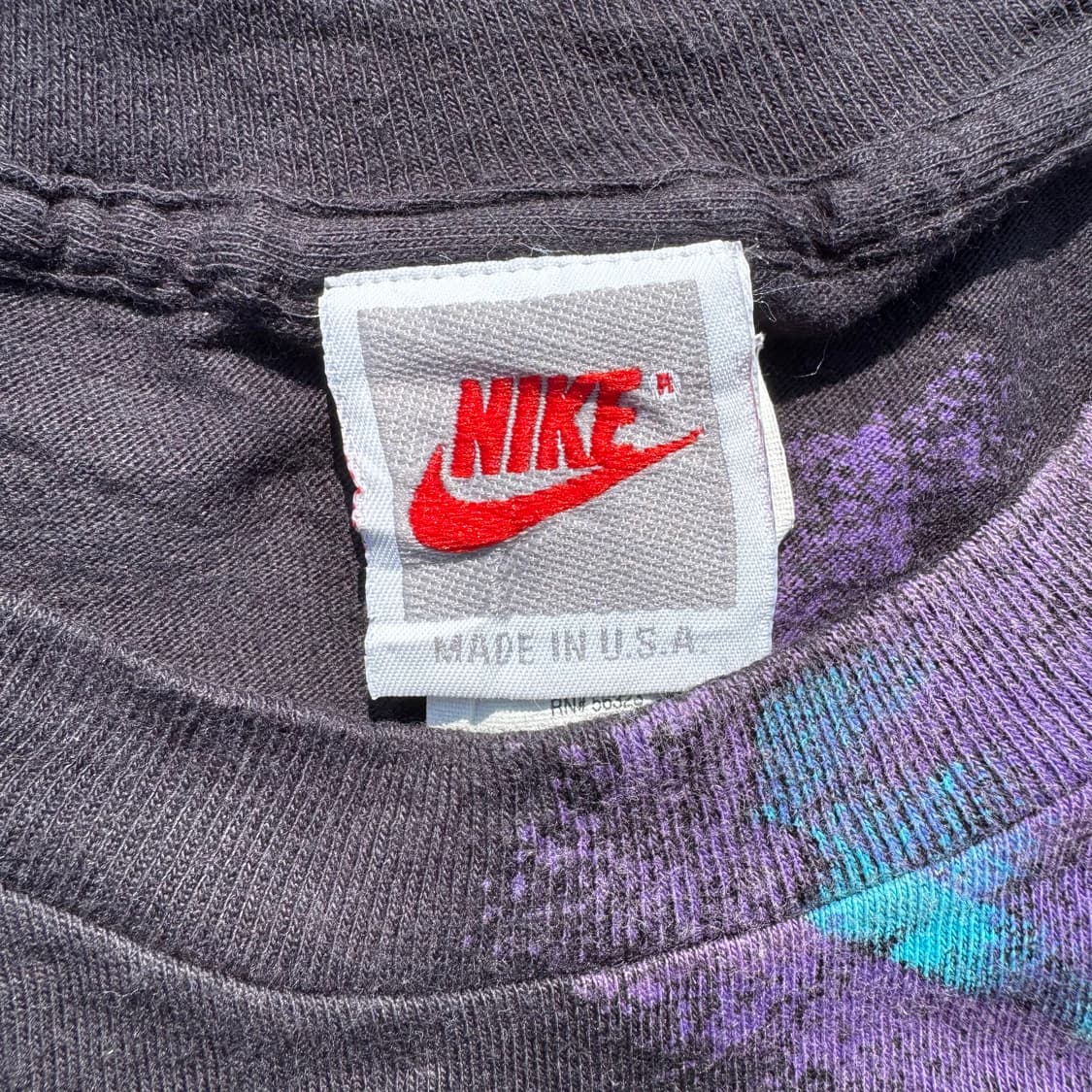 [M] 90s Nike 나이키 마이클조던 올오버 프린팅 티셔츠 상품이미지8