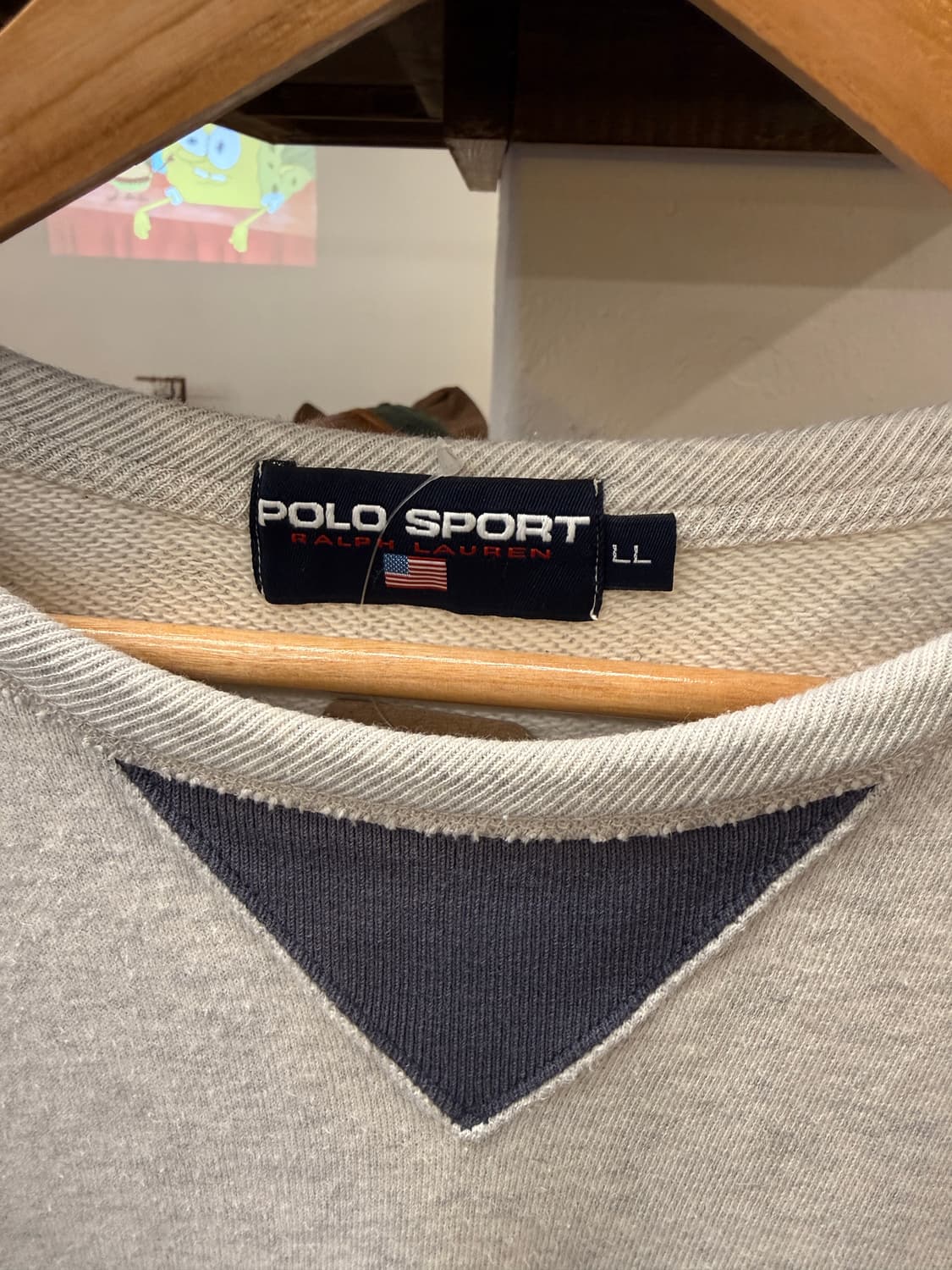 1990s PRL 폴로 스포츠 스웻 반팔티 상품이미지5