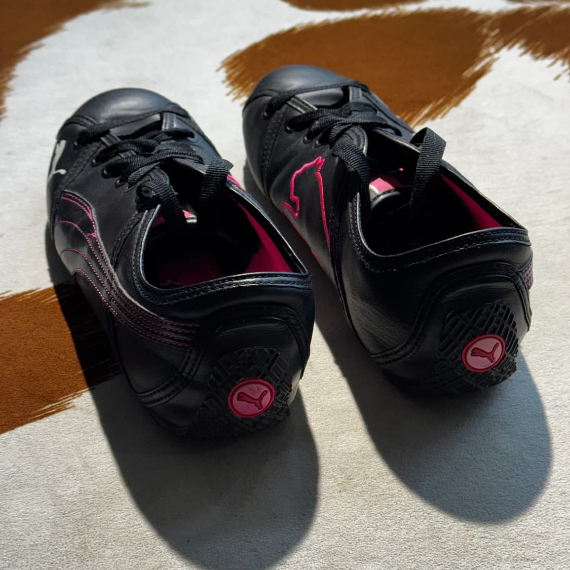 푸마 스피드캣 레더 블랙 핑크 (245) 플랫슈즈 상품이미지4