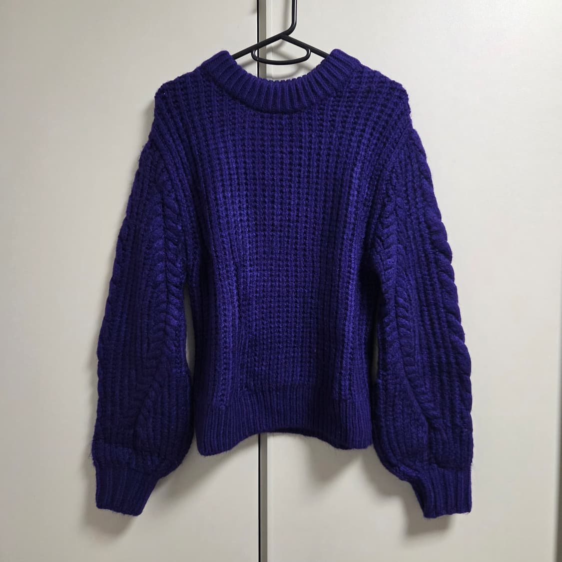 Top Shop 터키산 퍼플 니트 스웨터 M-L 상품이미지1