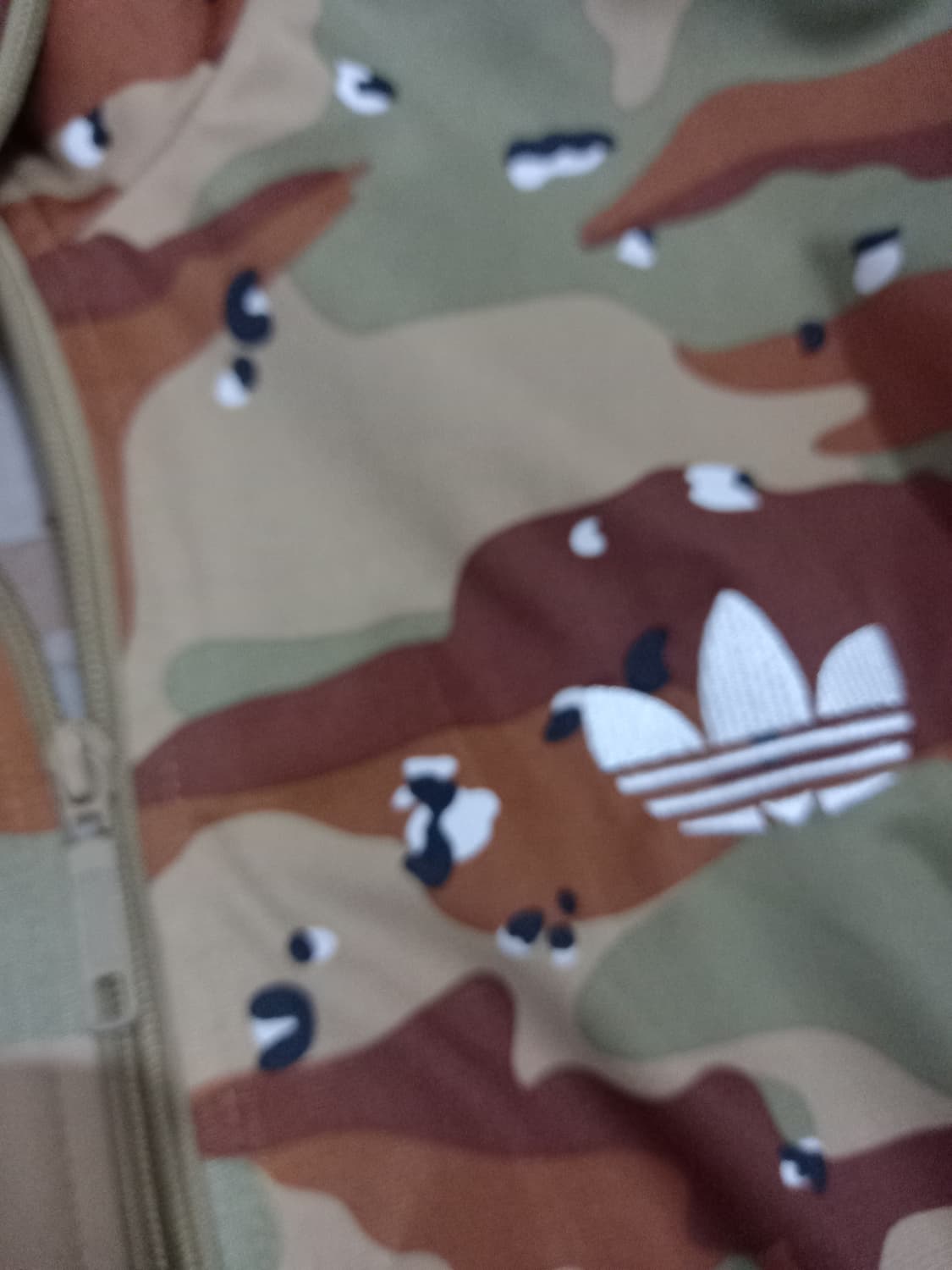 아디다스 희귀 카모 밀리터리 트랙탑 저지 져지집업 95/M 상품이미지3