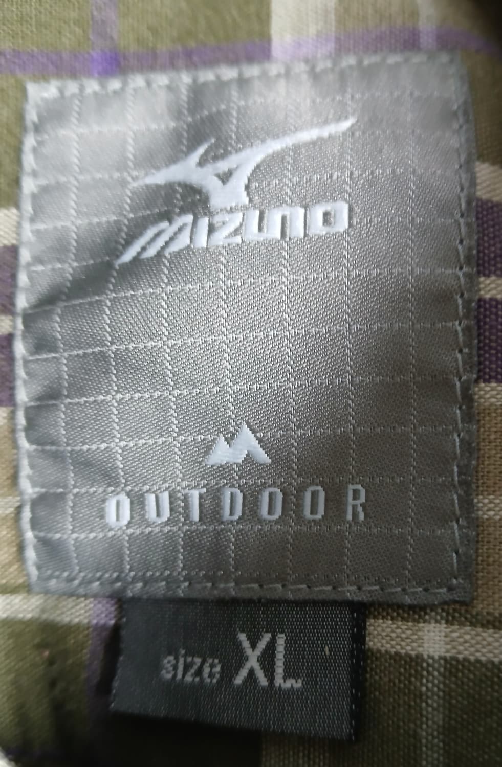 미즈노 아웃도어 체크 셔츠 상품이미지2