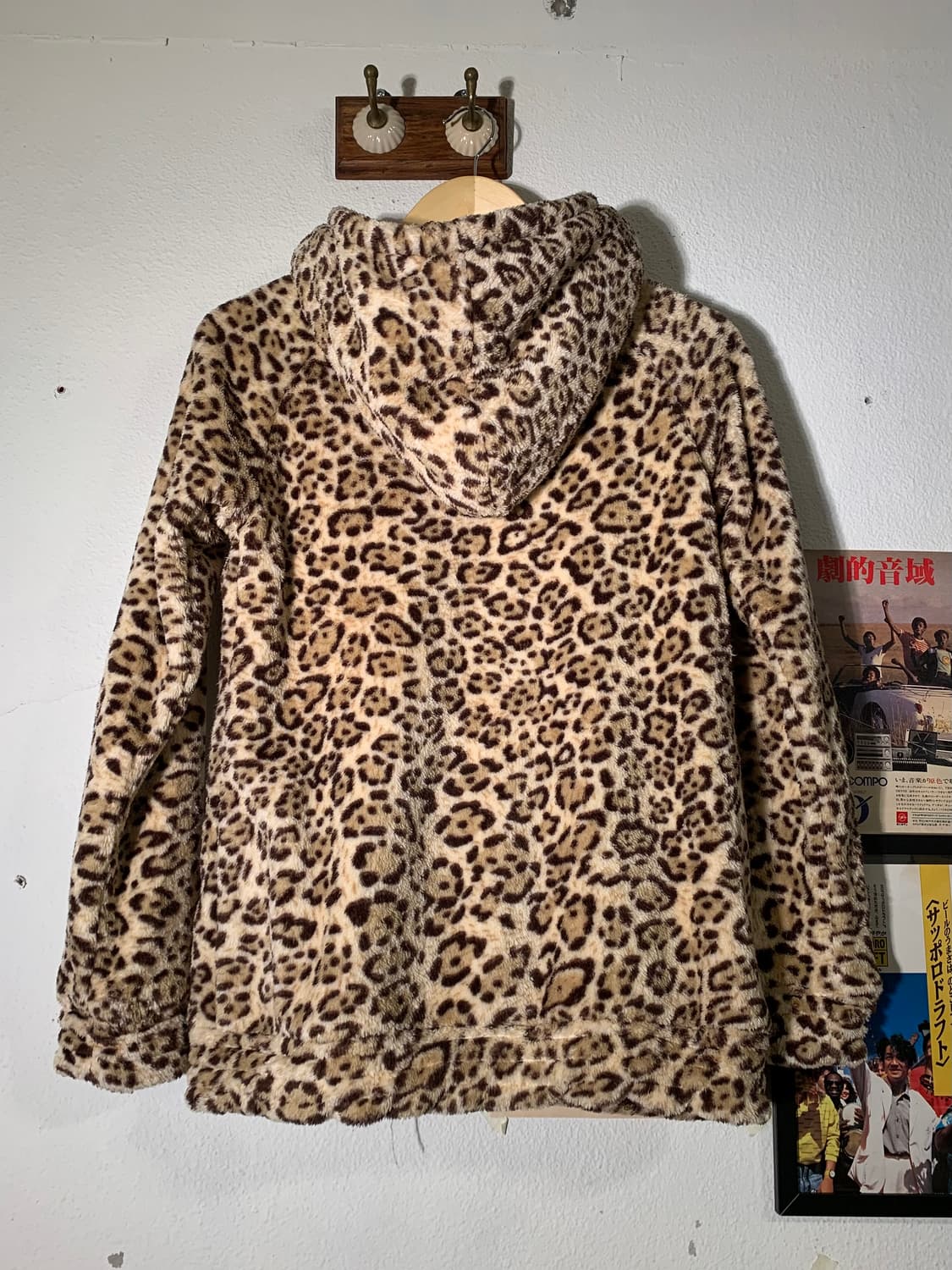 빔즈하트 레오파드 플리스 후드집업  상품이미지3