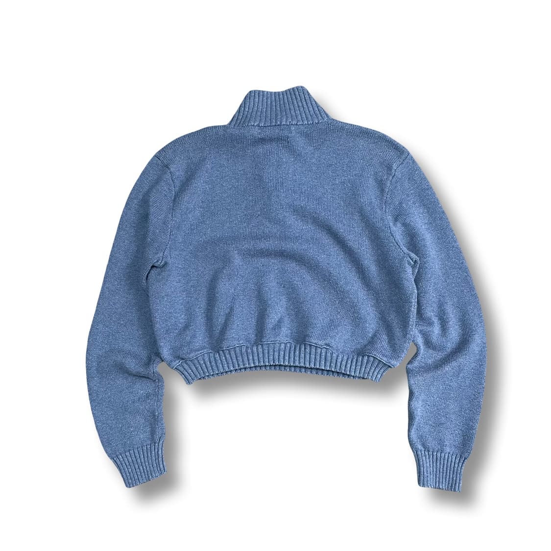 [M] 폴로 랄프로렌 커스텀 크롭 니트 블루 상품이미지4