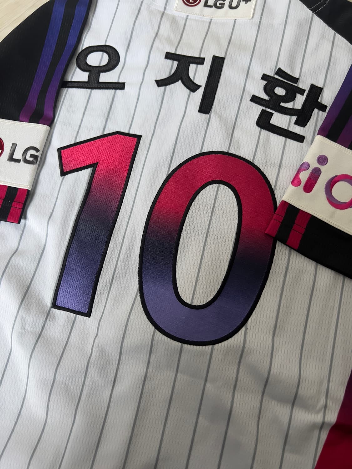 2025 LG 트윈스 서울의 밤 한정판 오지환 유니폼 상품이미지4